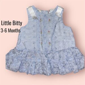 Floral Baby Dress with Ruffle Hem